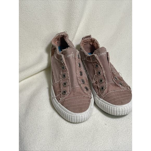 Blowfish Malibu Dusty Rose Slip-on Canvas Sneakers Size 8 - Picture 4 of 6